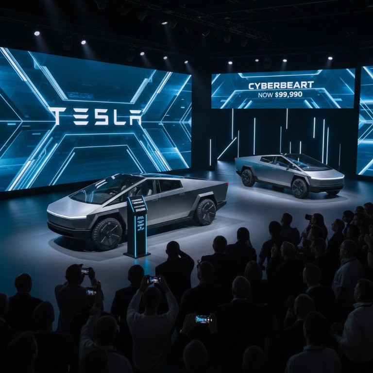 Tesla Unleashes Affordable Cybertruck Variant, Signals Aggressive Market Play Amidst Shifting EV Tides