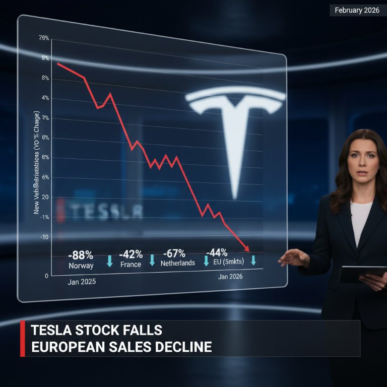 Tesla's European Sales Plummet: A Steep Decline Signals Deepening Market Challenges
