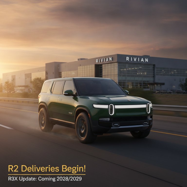 Rivian Unleashes R2 on the Mass Market, R3X Looms: A Pivotal Moment for the EV Innovator