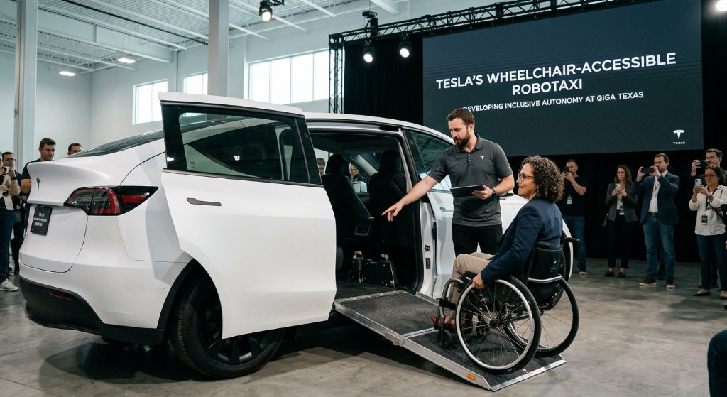 Tesla’s Next Big Bet: A Purpose-Built Wheelchair-Accessible Robotaxi Under Development at Giga Texas