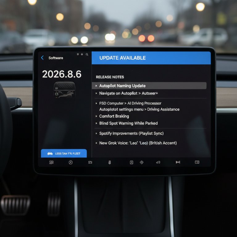 Beyond the Name Game: Tesla's 2026.8.6 Update Navigates Perception and Autonomy's Future