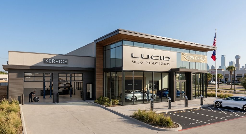 Lucid Motors Closes the Texas Service Gap with New Dallas Mega-Facility Ahead of Gravity Launch