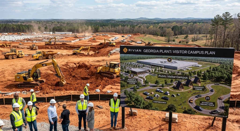 Rivian Resurrects $5B Georgia Megafactory with a Bold Twist: An EV Assembly Plant You Can Camp At