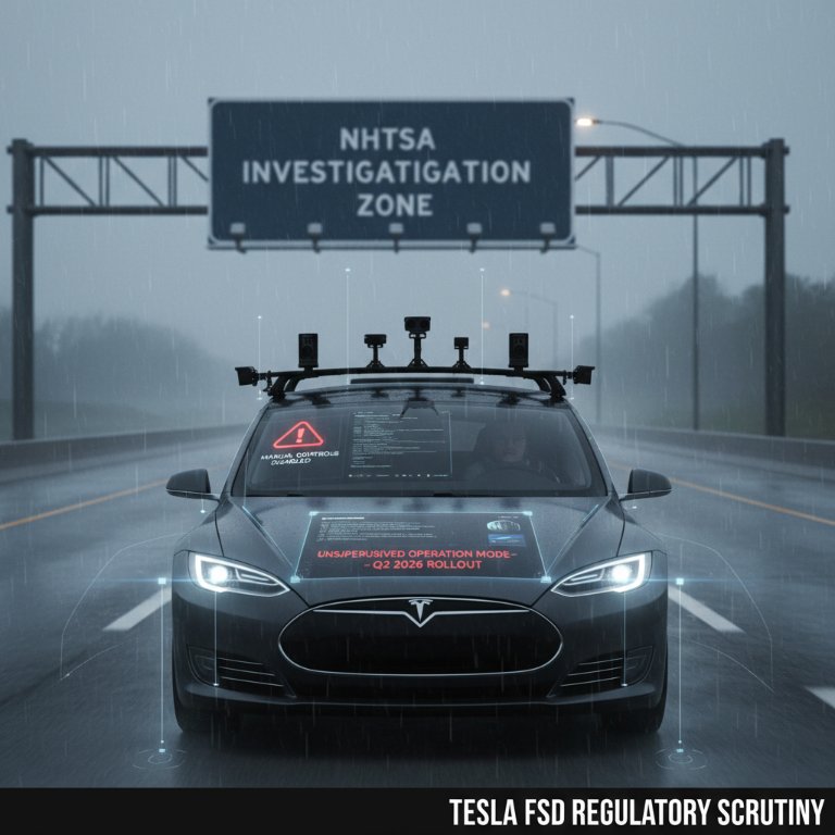 Tesla's FSD Dares to Go Unsupervised, But Regulators Cast a Long Shadow
