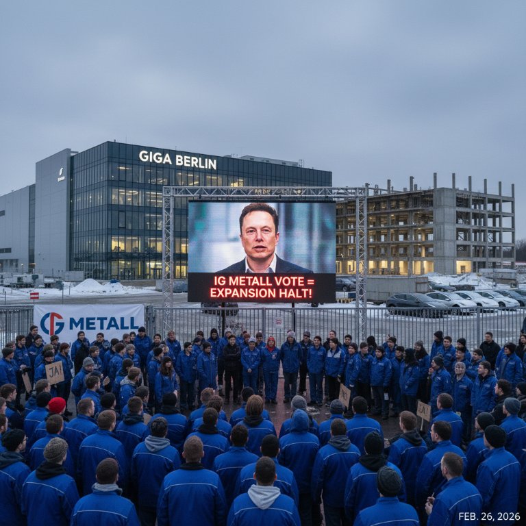Musk Issues Stark Warning: Gigafactory Berlin Expansion Hinges on Works Council Election Outcome