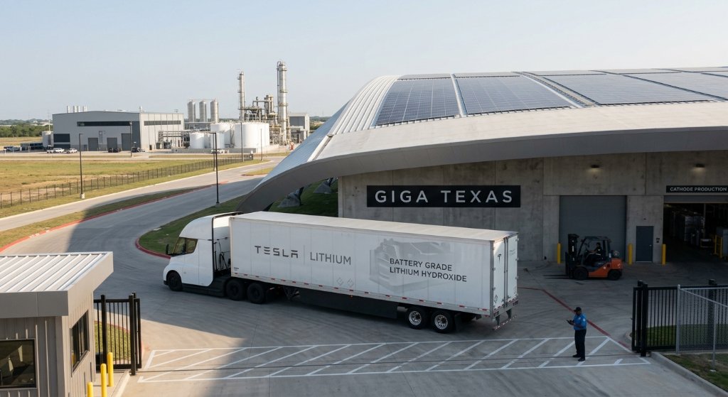 Tesla Closes the Supply Chain Loop: Texas Lithium Refinery Fully Integrates with Giga Texas to Power Domestic 4680 Cells