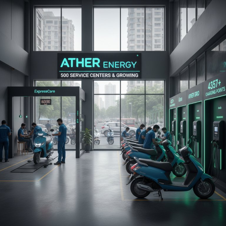 Ather Energy Unleashes Massive Service and Charging Expansion, Solidifying India's EV Future