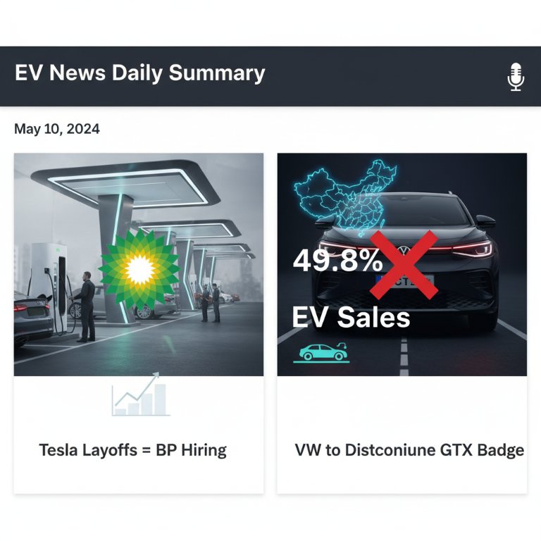 Global EV Crossroads: BP Seizes Tesla Opportunity, China Nears 50% Domination, and VW Rethinks Performance