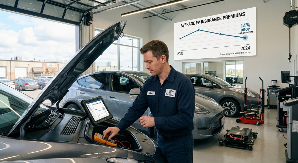 The EV Insurance Penalty Is Finally Cracking: Why Electrified Vehicles Are Getting Much Cheaper to Insure