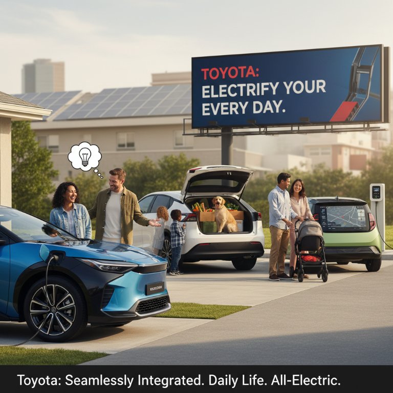 Toyota Unleashes Lifestyle-Focused EV Marketing Blitz to Conquer Skepticism