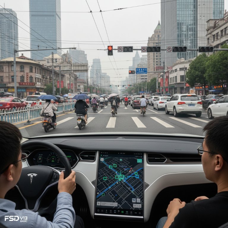 Tesla's FSD Enters the Dragon's Den: A V13 Gambit in the World's Toughest Market