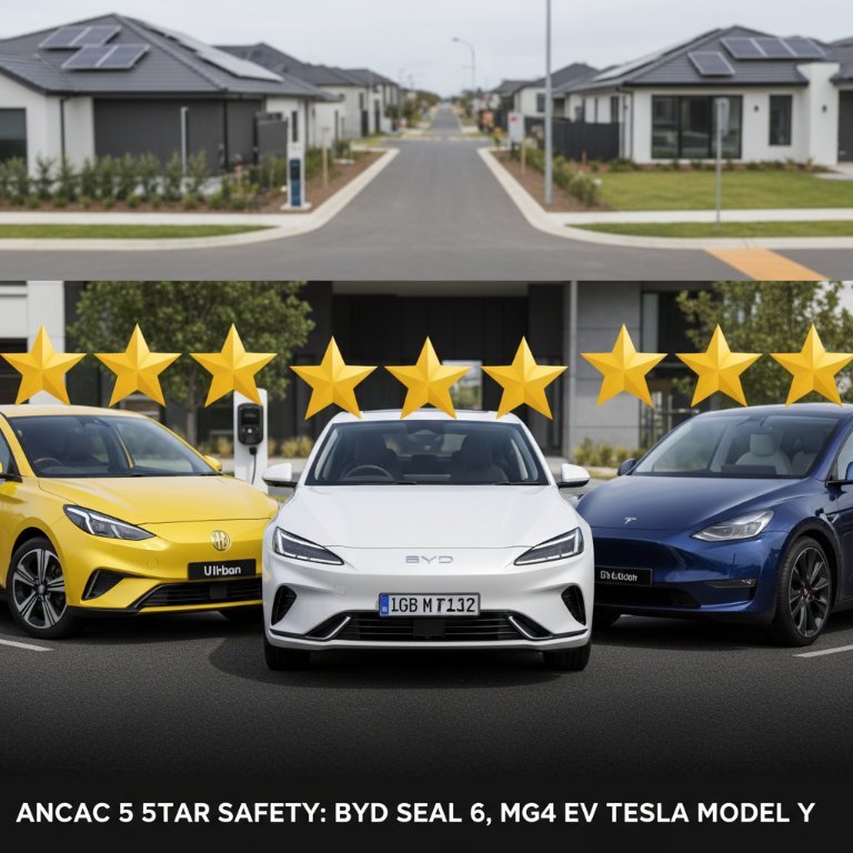 ANCAP Delivers Five-Star Verdicts: Boost for Accessible and Family-Oriented EVs in Australia