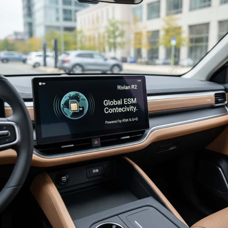 Rivian R2 to Lead Global Connectivity Revolution with New eSIM Standard