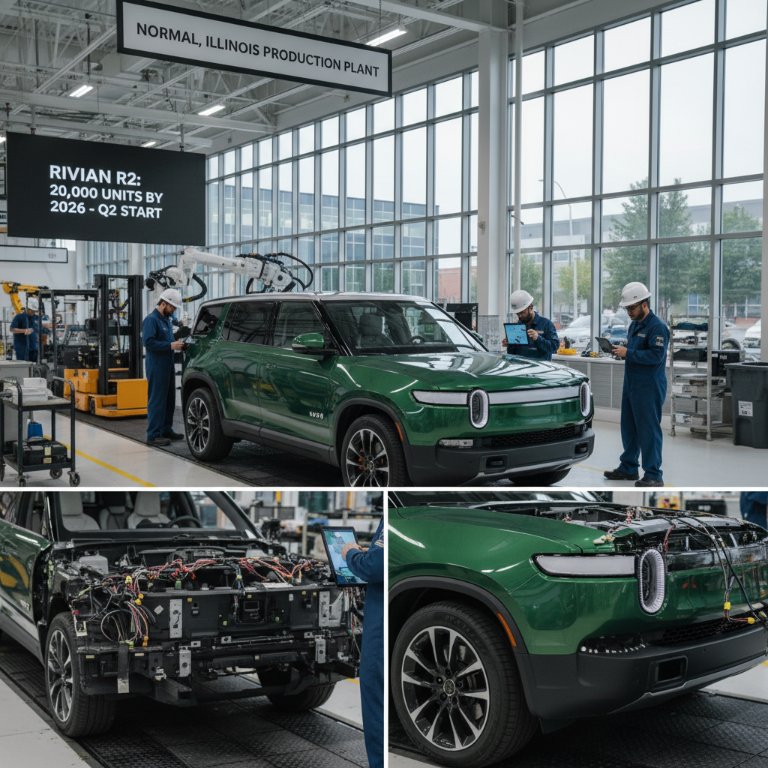Rivian Gears Up for Mass-Market Assault: 20,000 R2 SUVs Slated for 2026 Deliveries, Signaling Crucial Growth Phase
