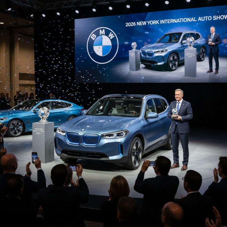 BMW iX3 Electrifies Global Stage, Crowned World's Best Car and EV for 2026