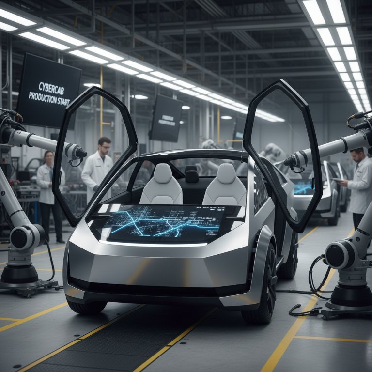 Cybercab Rolls Off Line: Tesla's Driverless Future Just Got Real