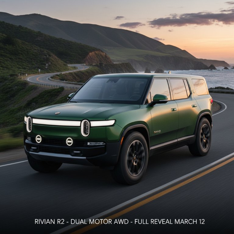 Rivian R2 Charges into High-Volume Market, Dual-Motor AWD Variant Confirmed for Spring Debut