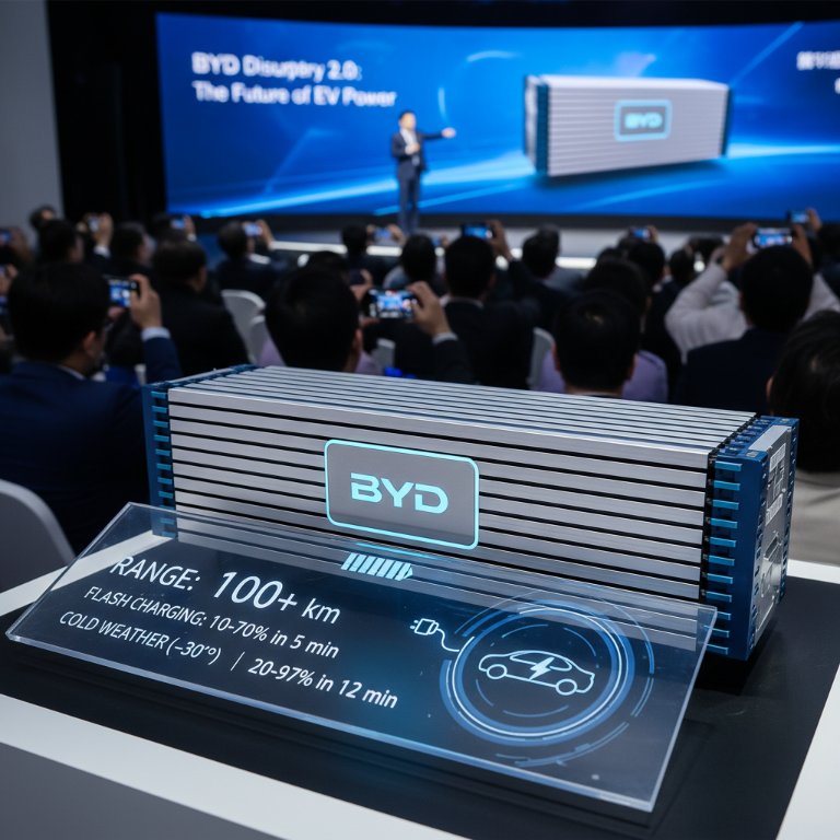 BYD Unleashes Blade Battery 2.0: A 1,000km Range and 'Flash Charging' Redefine EV Future