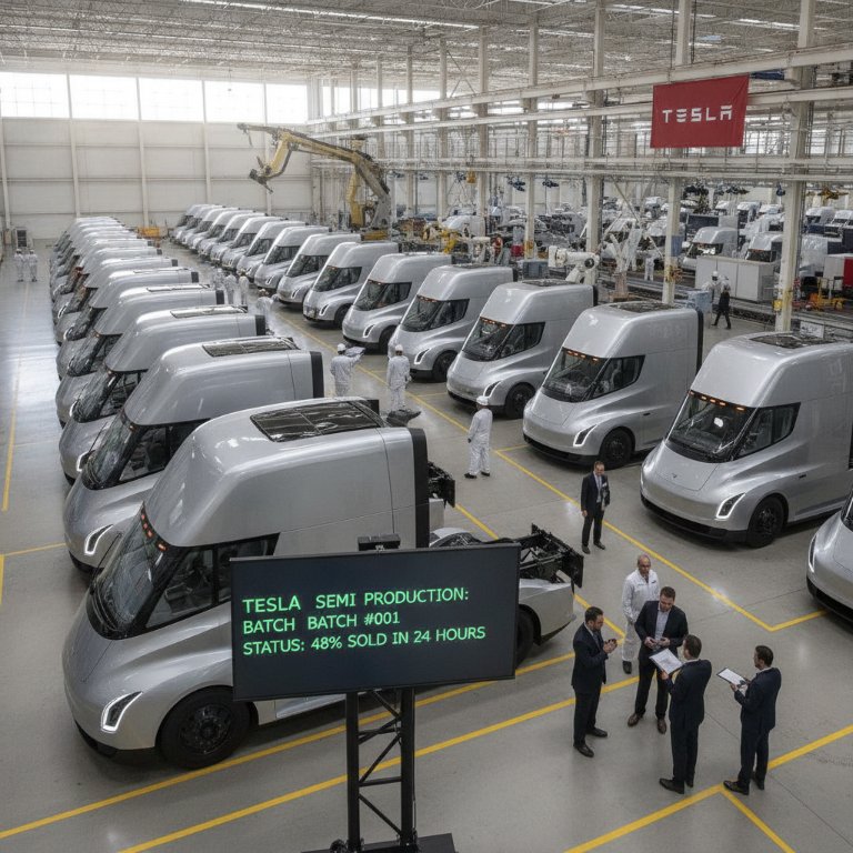 Tesla Semi Shifts Into High Gear: Rapid Sales Ignite Commercial EV Truck Market