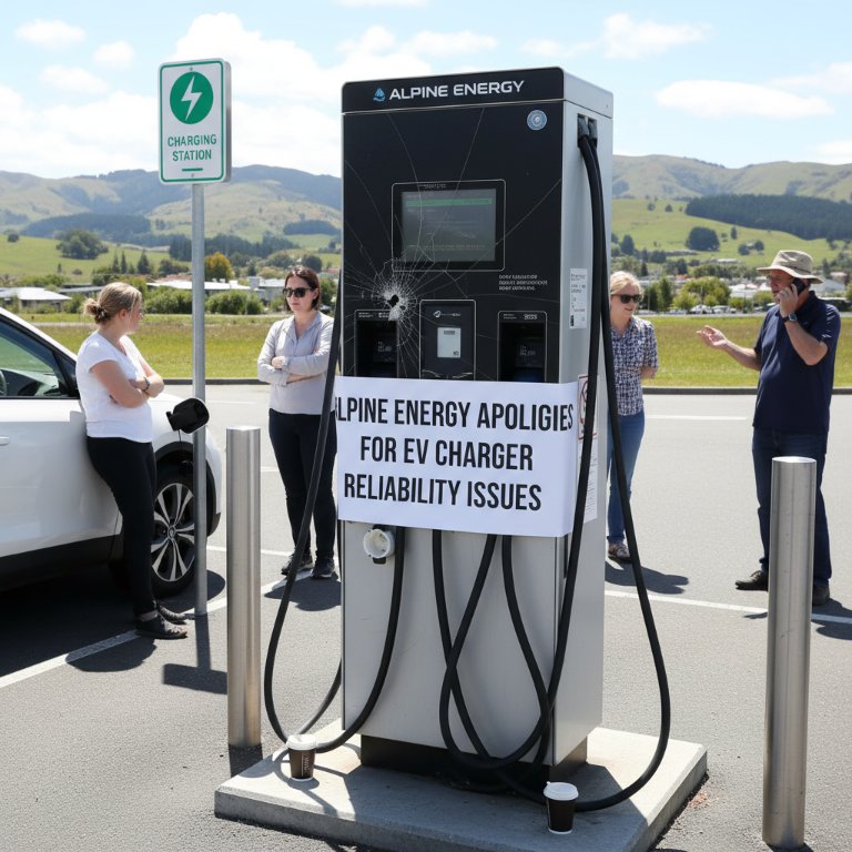Alpine Energy's Charger Woes Expose Critical Gaps in NZ's EV Infrastructure