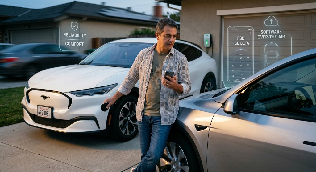 Software is King: Why an Ultra-Reliable Mustang Mach-E is Failing to Keep This Owner From a 2026 Tesla Model Y