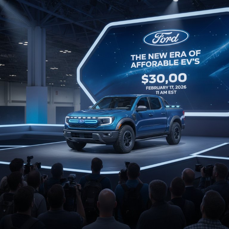 Ford Ignites Affordable EV Race with $30,000 Compact Pickup Reveal