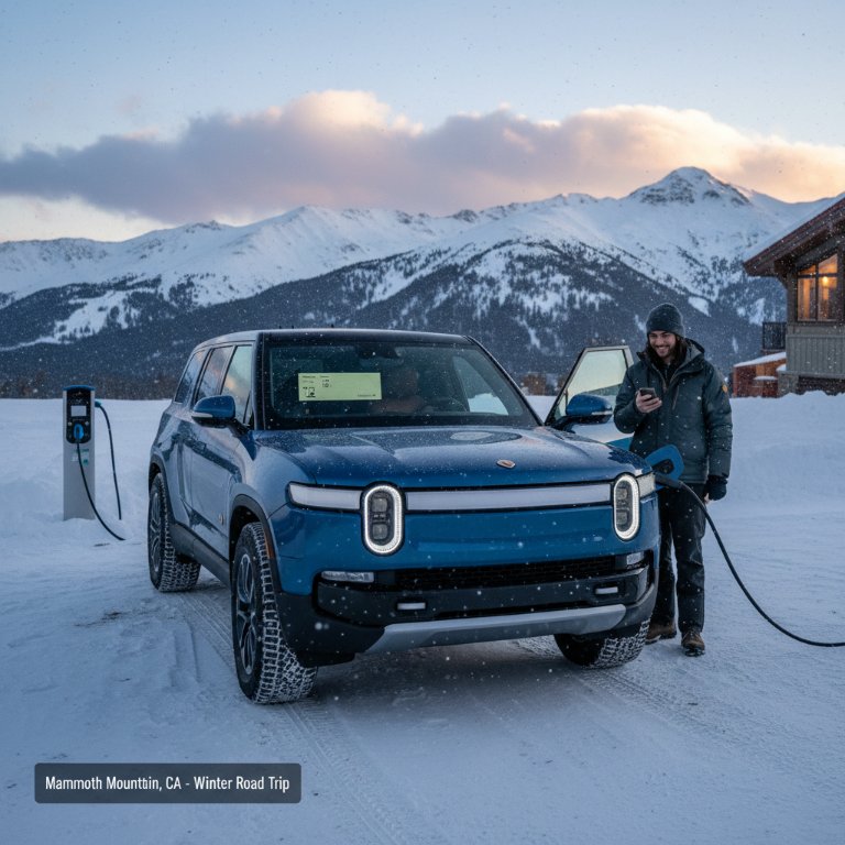 Rivian R1S Conquers Mammoth's Winter: A Real-World Test Validates Adventure EV Prowess