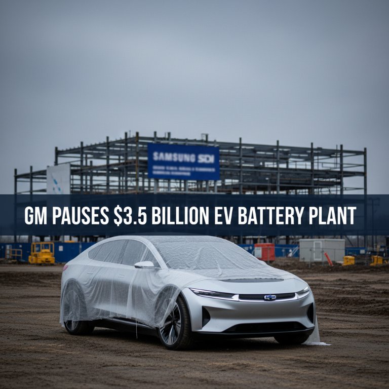 GM Hits the Brakes: $3.5 Billion Samsung SDI Battery Plant on Hold Amidst Cooling EV Demand