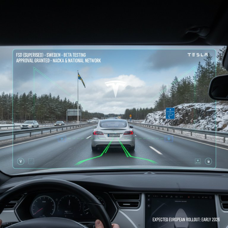 Tesla's FSD (Supervised) Breaches Europe with Swedish Green Light, Signals Continent-Wide Rollout