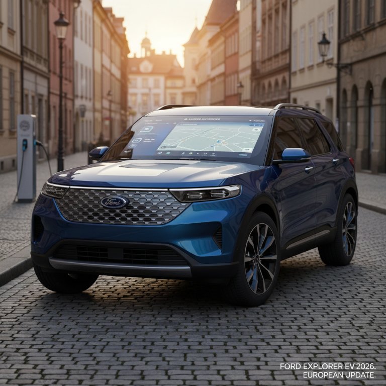 Ford's 2026 Explorer EV Accelerates European Ambitions with LFP Boost and Smart Tech Overhaul