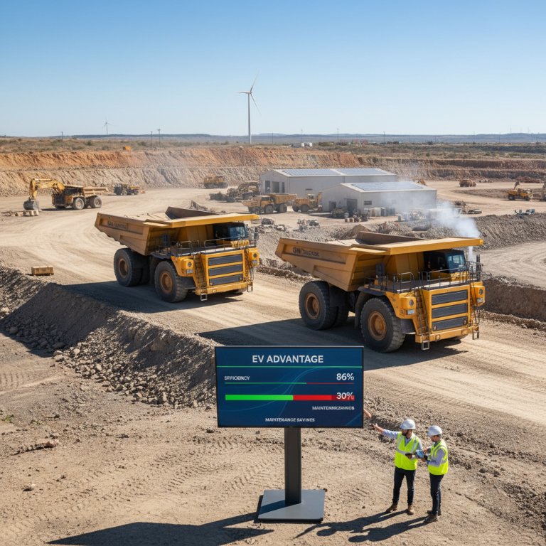 Mining's Electric Revolution: GM Tractors Data Confirms Game-Changing Efficiency and 30% Maintenance Cost Reduction for EVs