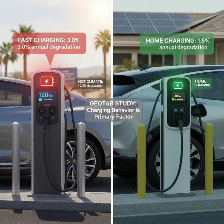 Fast Charging's Double-Edged Sword: New Geotab Study Reveals Major Impact on EV Battery Health