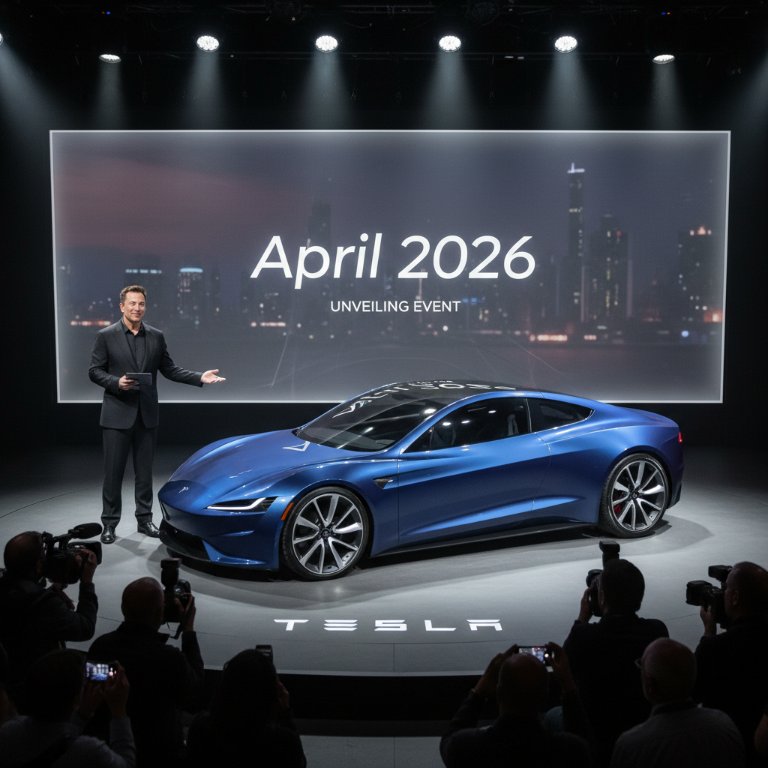 Tesla Roadster: The Hypercar Returns – Unveiling Set for Spring 2026, Deliveries to Follow in 2027