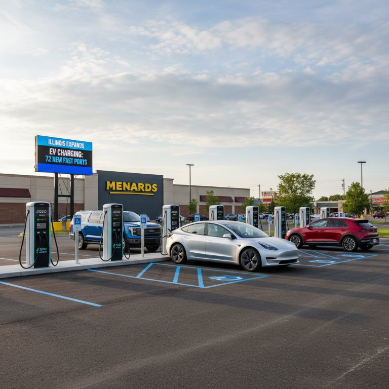 Illinois Ignites EV Revolution: 72 New Fast Chargers Smash Range Anxiety