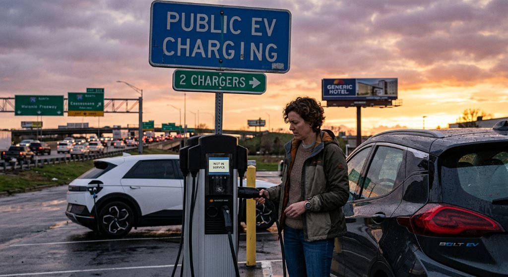Delightful Drive, Charging Disaster: A 1,900-Mile Road Trip Exposes America's Fractured EV Infrastructure