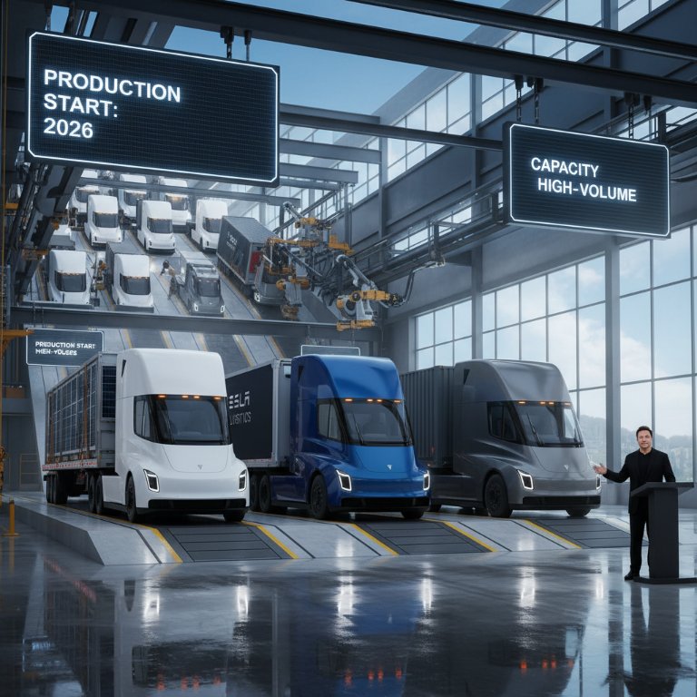 Tesla Semi Charges Ahead: Final Production Specs Confirm Heavy-Duty EV Revolution