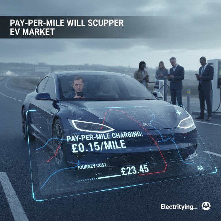 Pay-Per-Mile Road Charging Threatens EV Adoption Amidst Widespread Cost Confusion